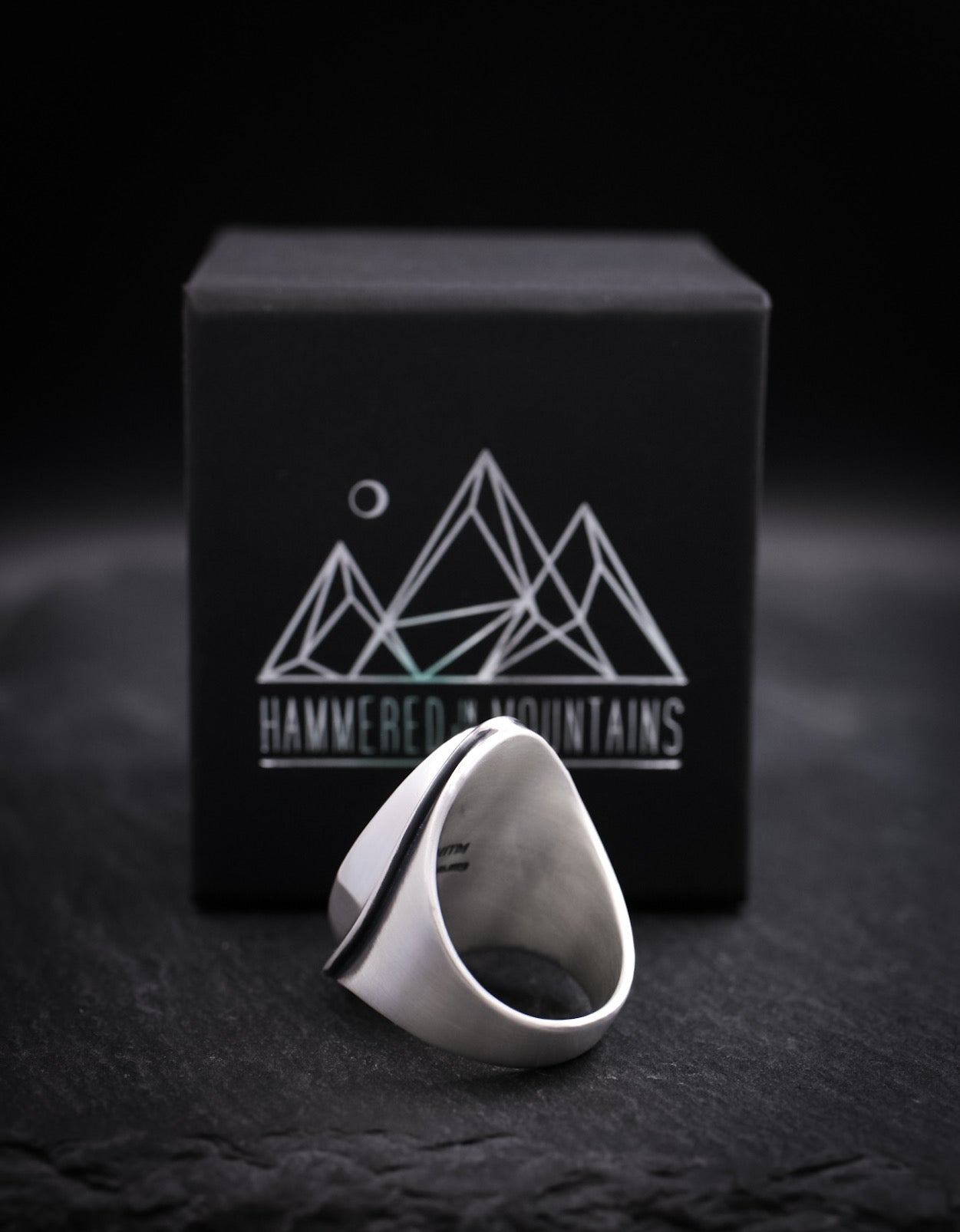 Saddle Ring • Royston Turquoise • Size 8.25 • Sterling Silver