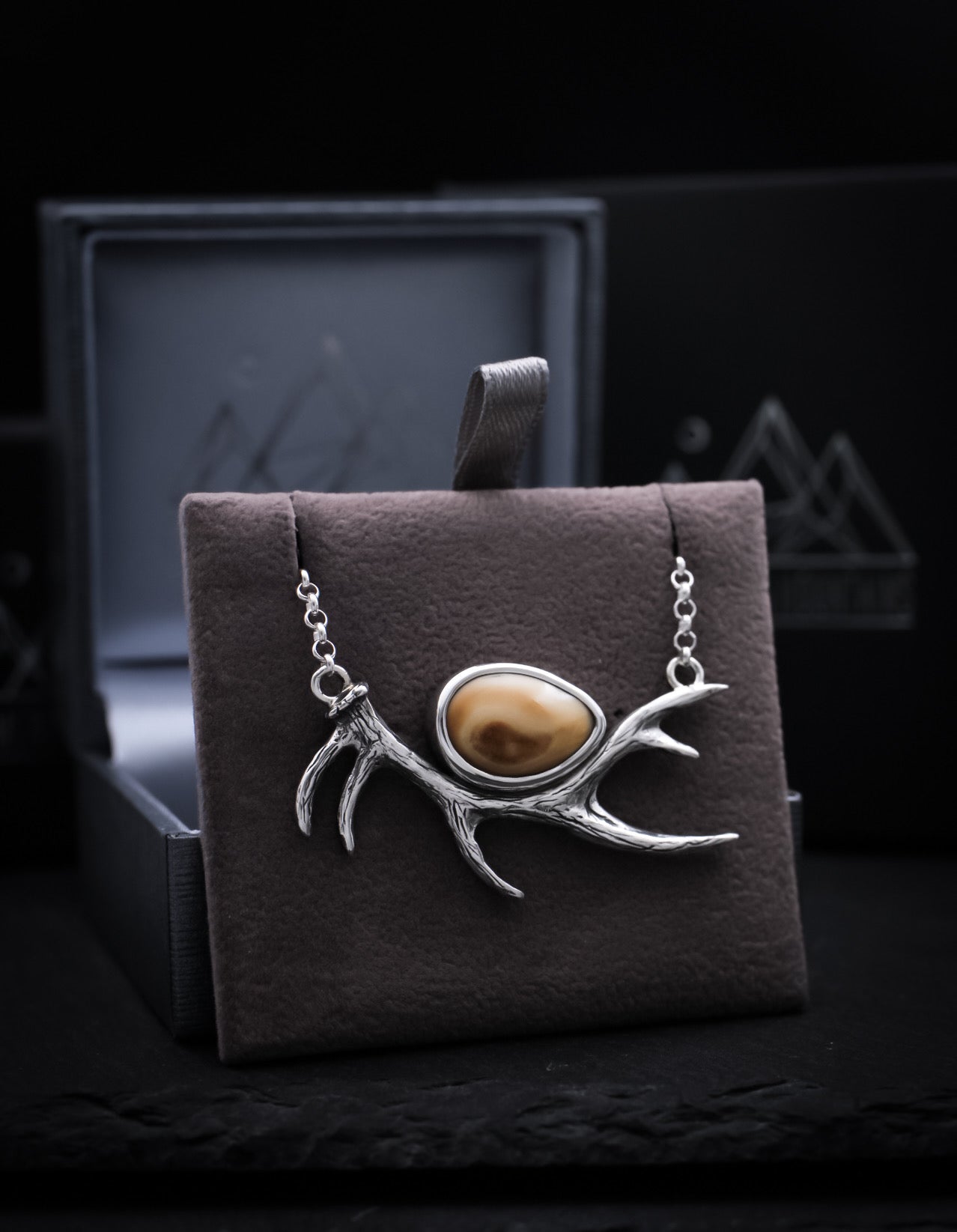 Elk Ivory Antler Necklace • 6 Point