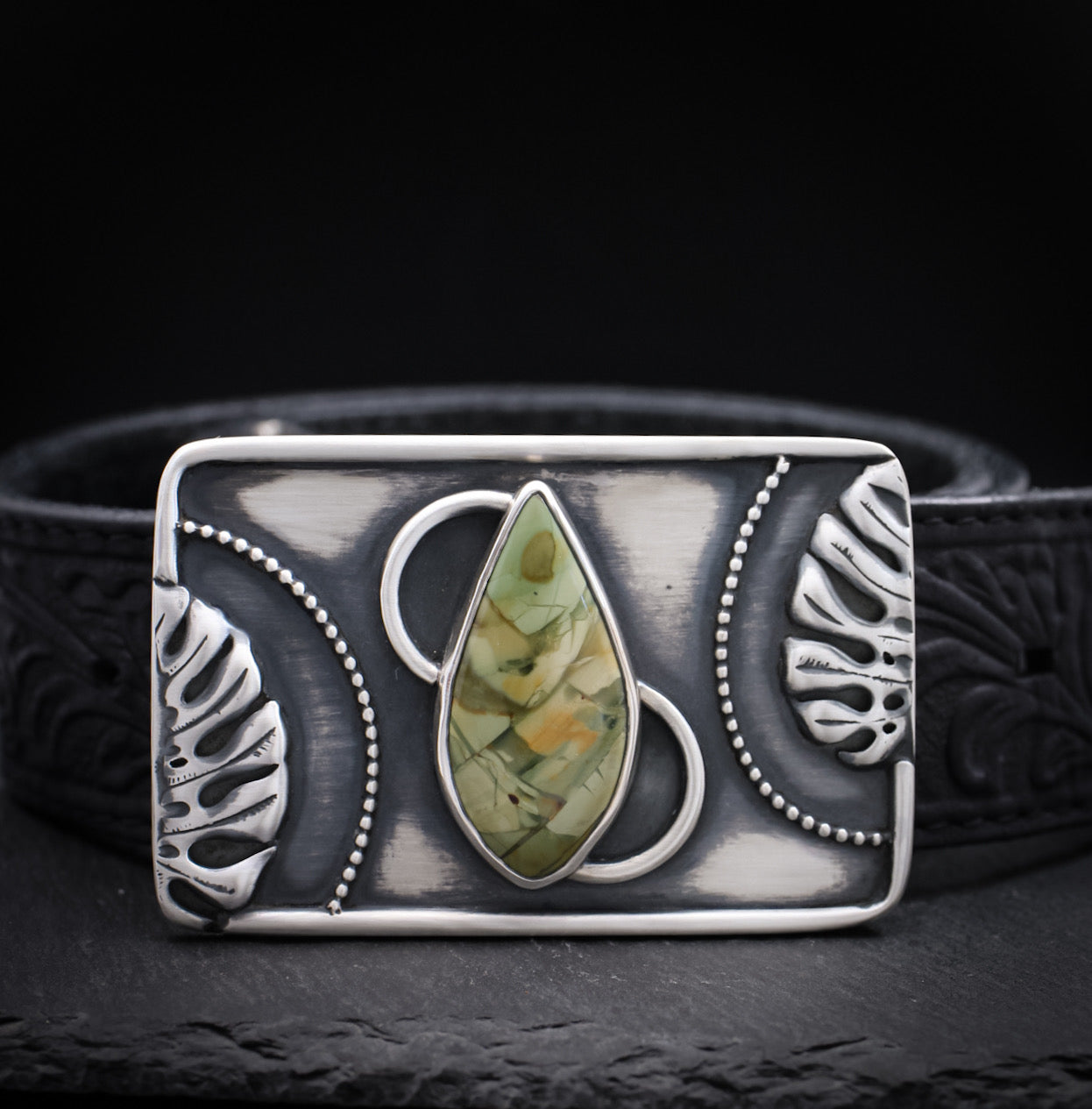Women’s Prosperity Buckle • Morrisonite Jasper • Sterling Silver