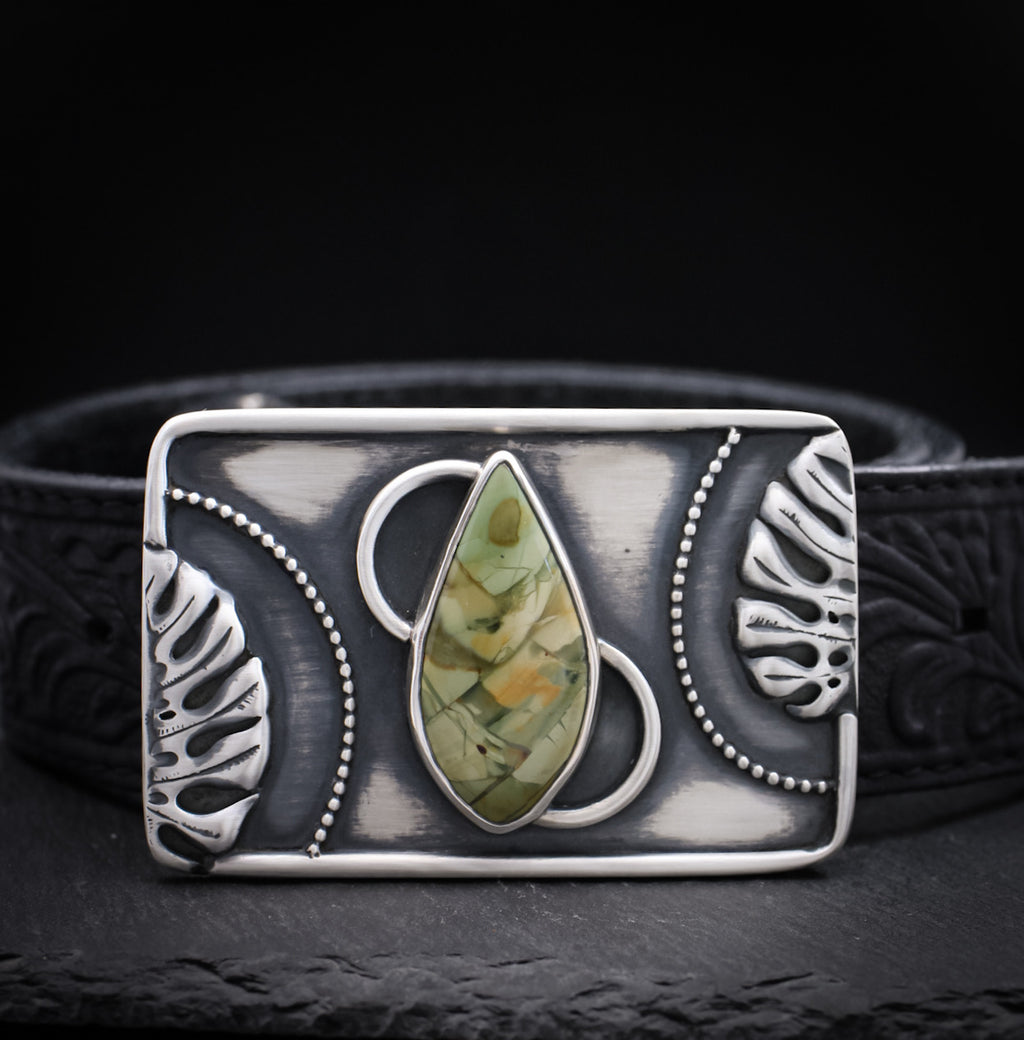 Women’s Prosperity Buckle • Morrisonite Jasper • Sterling Silver