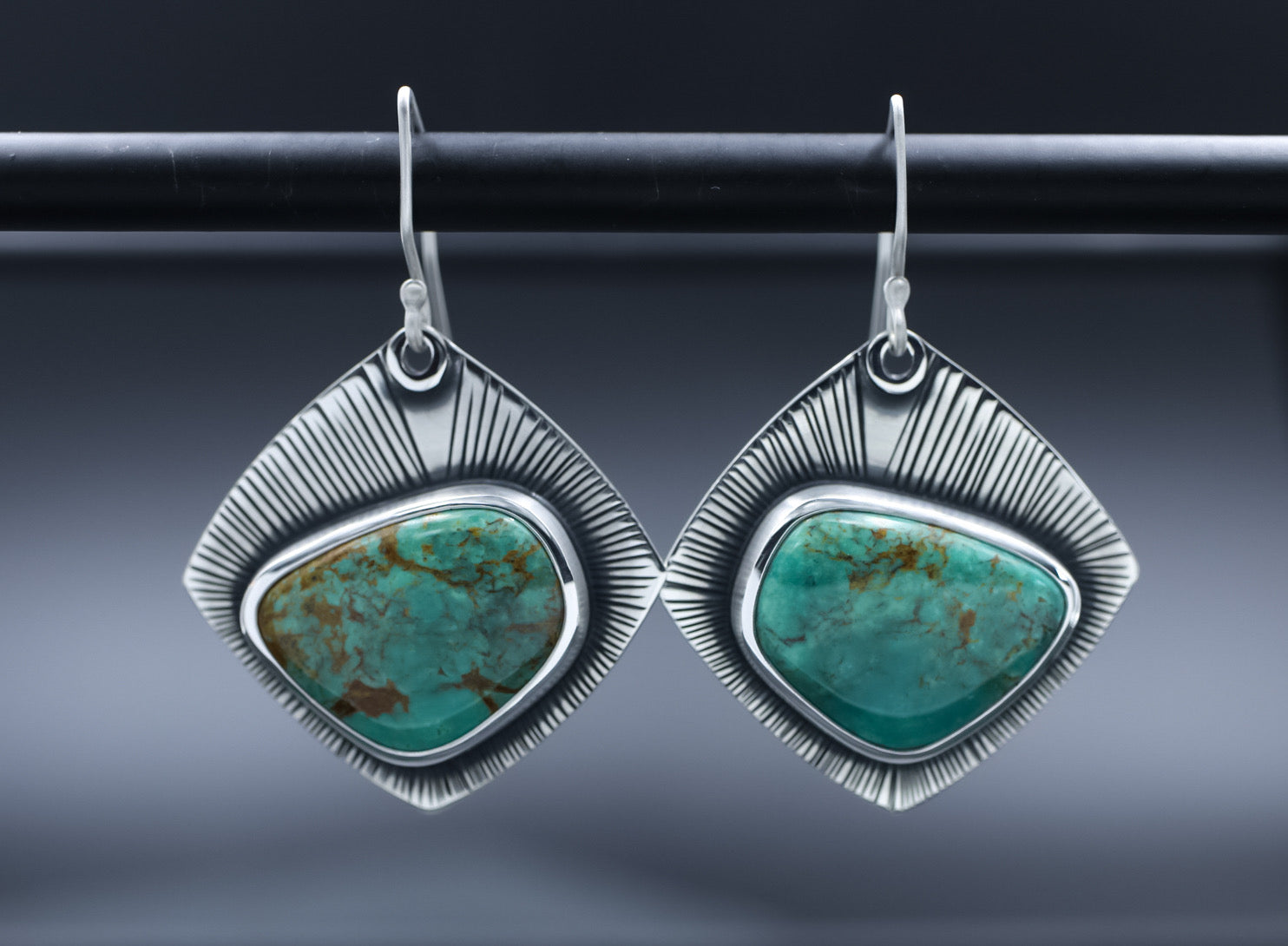 Tyrone Turquoise Earrings • New Mexico Turquoise