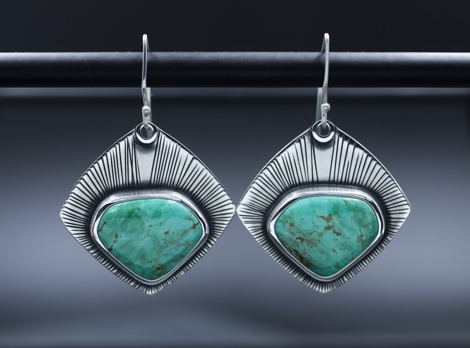 Tyrone Turquoise Earrings • New Mexico Turquoise