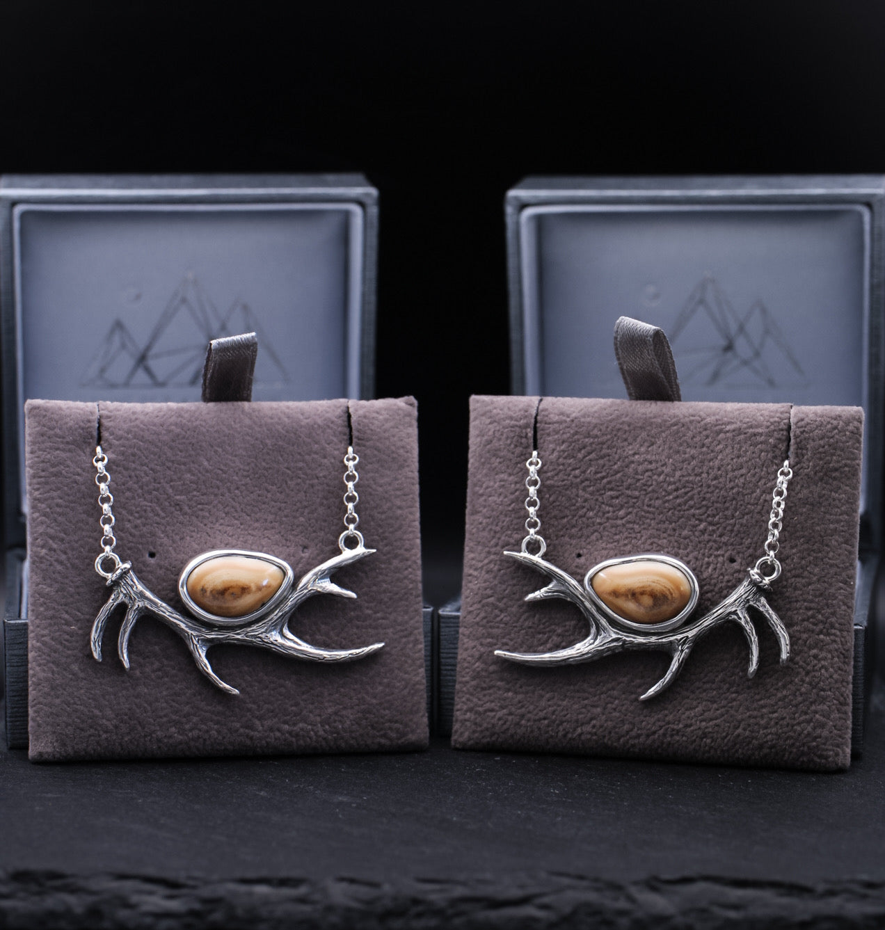 Elk Ivory Antler Necklace • 6 Point