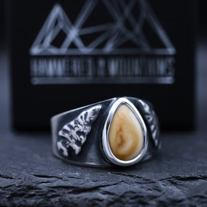 Men’s Elk Ivory Ring • Arrowhead Ring