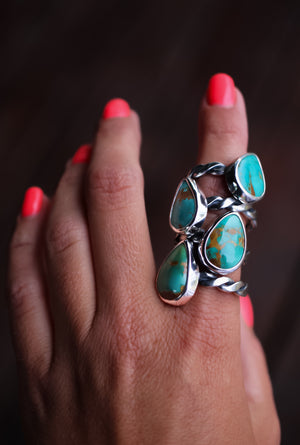 Nevada "Royston" Turquoise Ring • Size 9