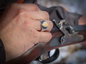 Men’s Elk Ivory Ring • Wedding Ring